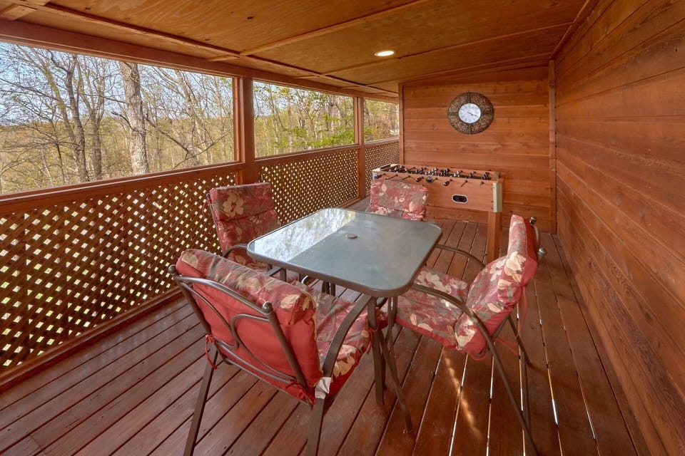 Screened in Porch with Sitting Area