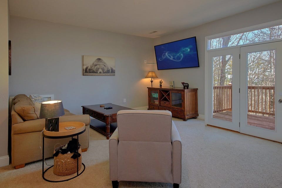 Spacious Game Room with TV and WiFi