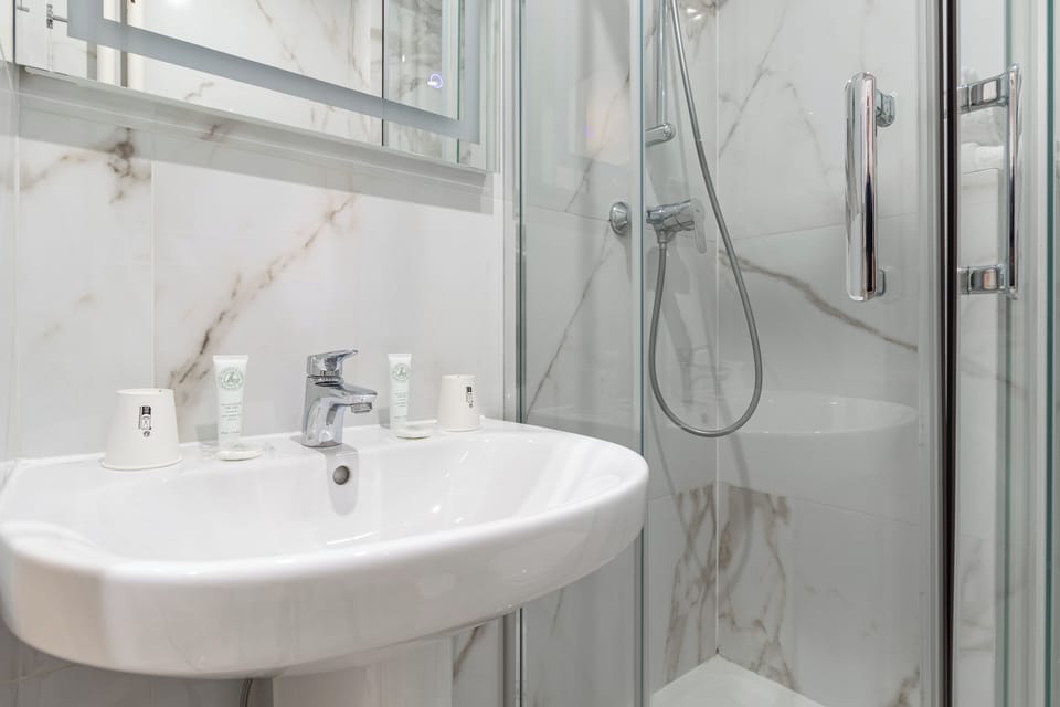 Single Room | Bathroom | Free toiletries, hair dryer, towels
