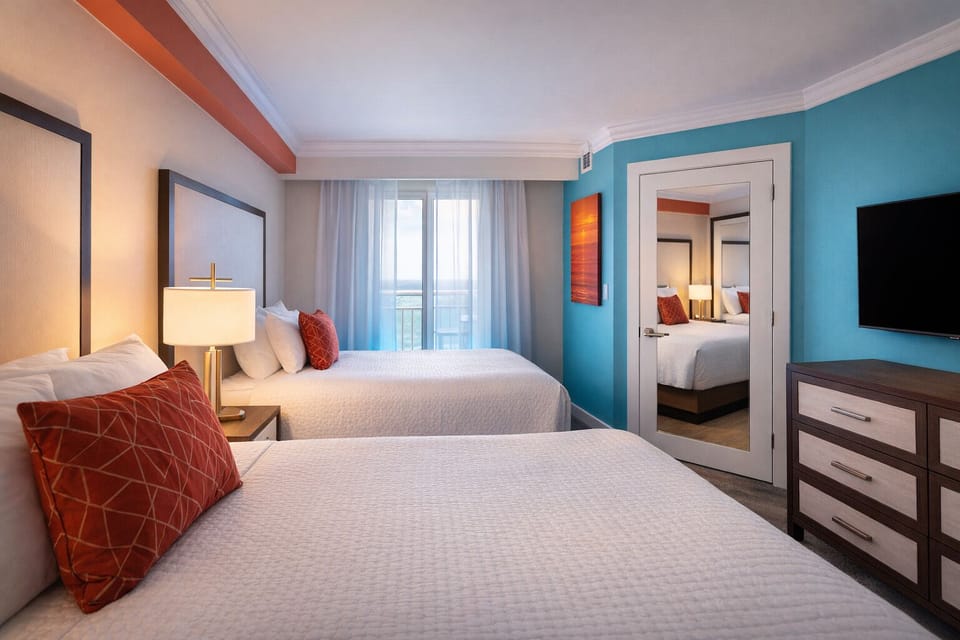 Settle in with two cozy beds for easy shared stays.