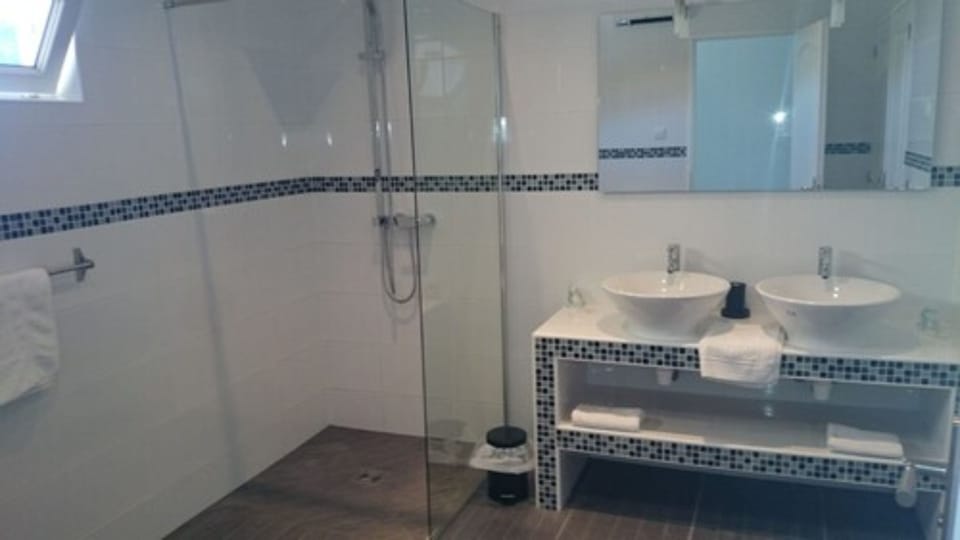 Premium Double or Twin Room | Bathroom | Shower, towels