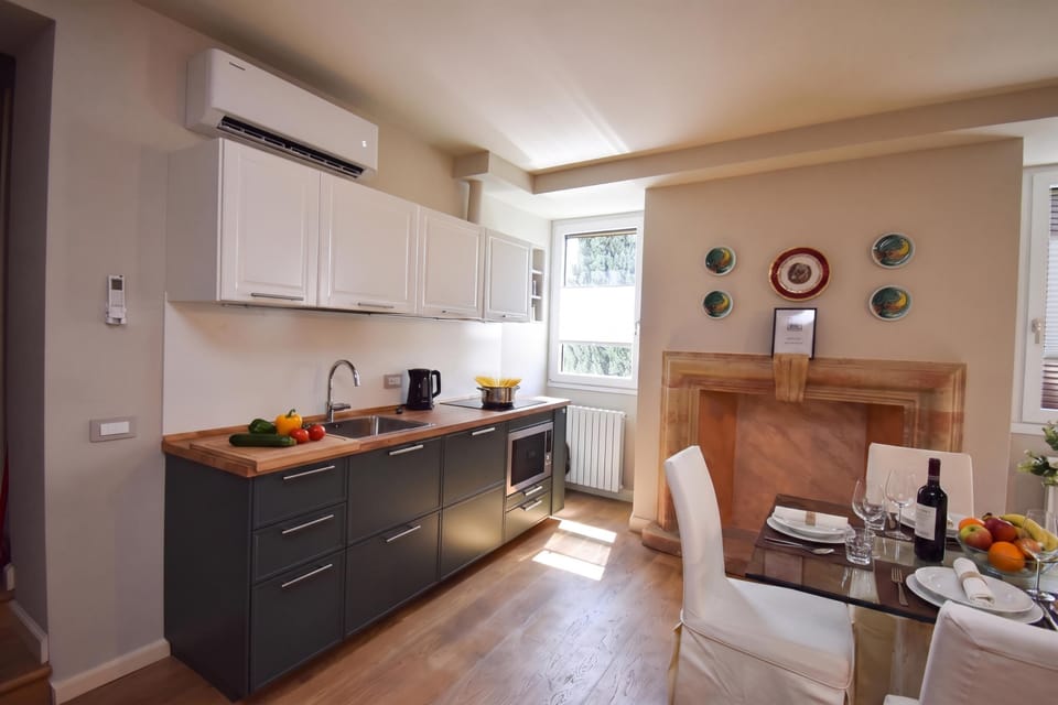 Kitchen and dining area