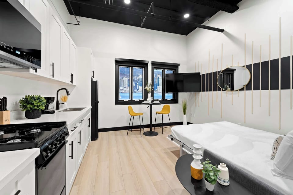 🌆 A quiet space to unwind, where clean design meets an easy sense of calm.