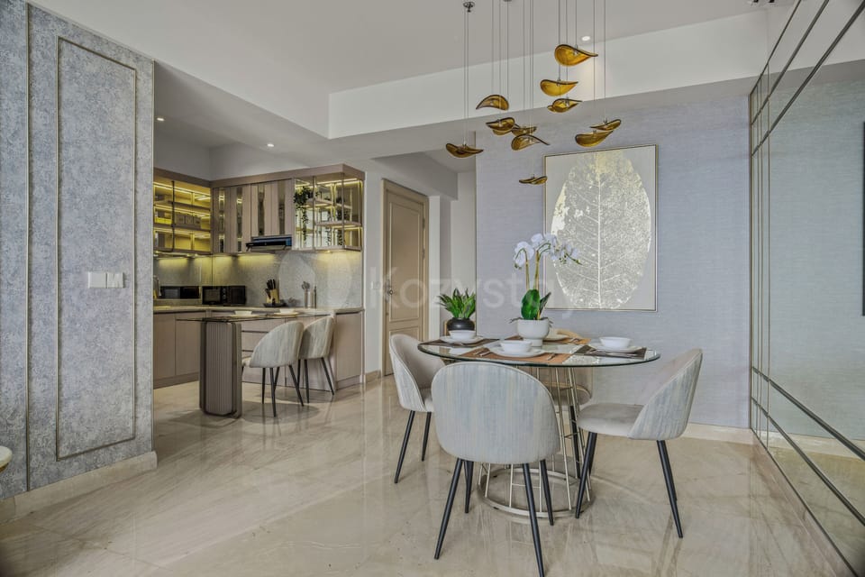 Apartment, 3 Bedrooms, City View | Dining room