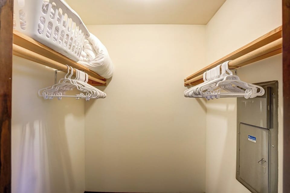 Organize in style with our walk-in closet