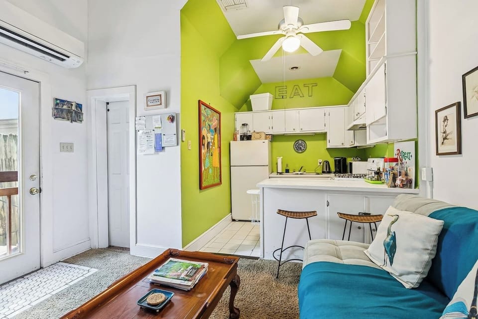 Bright living area with comfortable seating