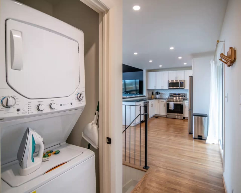 Laundry unit provided upstairs.