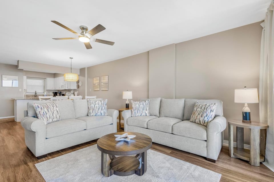 Comfortable living room seating