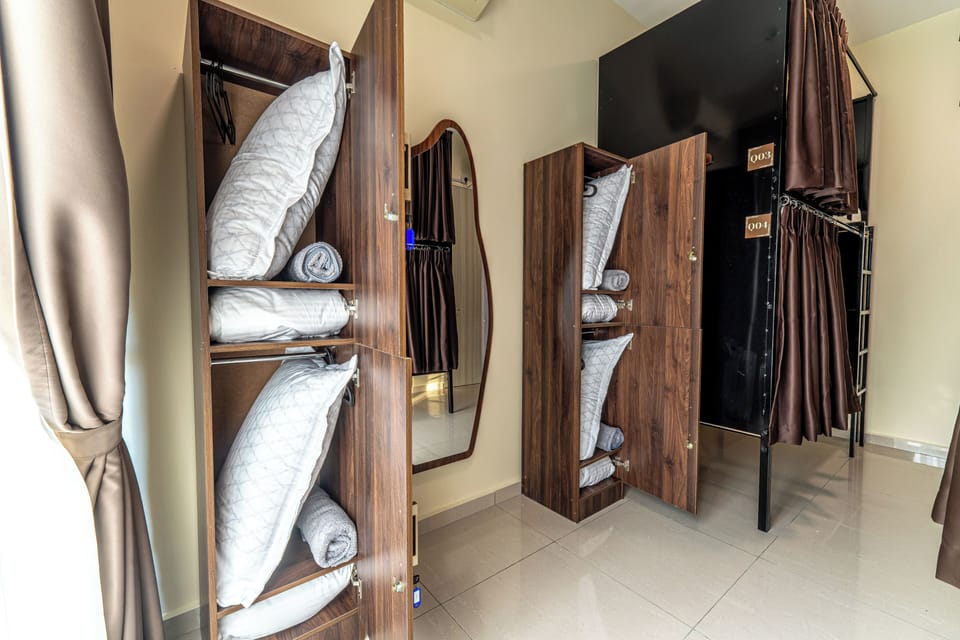 Economy Shared Dormitory, Men only, Balcony, Park View | Iron/ironing board, WiFi (free)