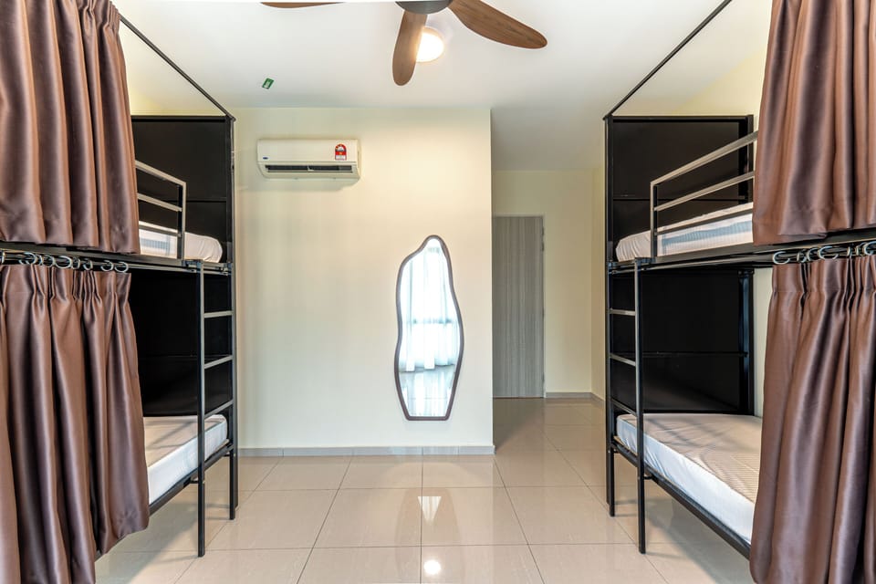 Economy Shared Dormitory, Men only, Balcony, Park View | Iron/ironing board, WiFi (free)
