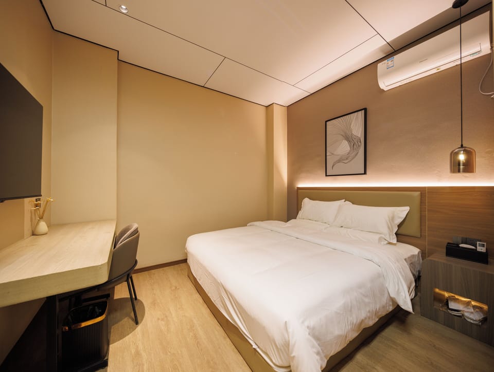 Standard Double Room | Desk, laptop workspace, blackout drapes, iron/ironing board (on request)