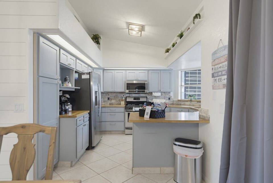 Enjoy a fully stocked home with all the amenities you need