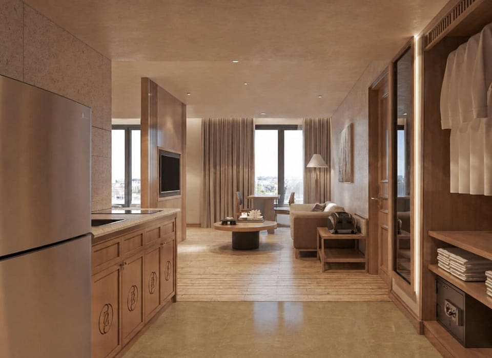 Executive Studio, City View | Private kitchenette