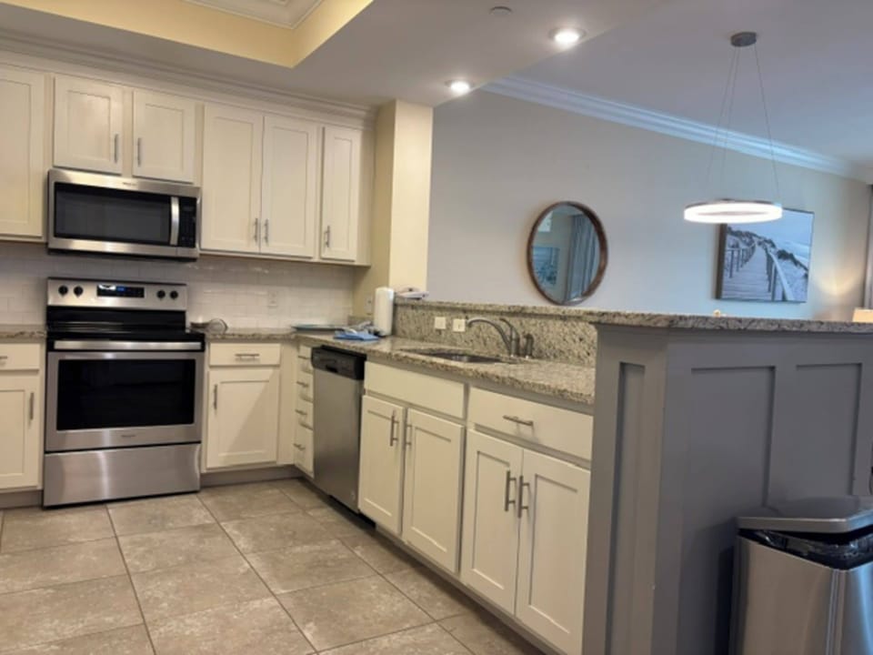 Signature Condo, 3 Bedrooms, Air conditioning, Beach View | Private kitchen | Coffee/tea maker, fridge, microwave, oven