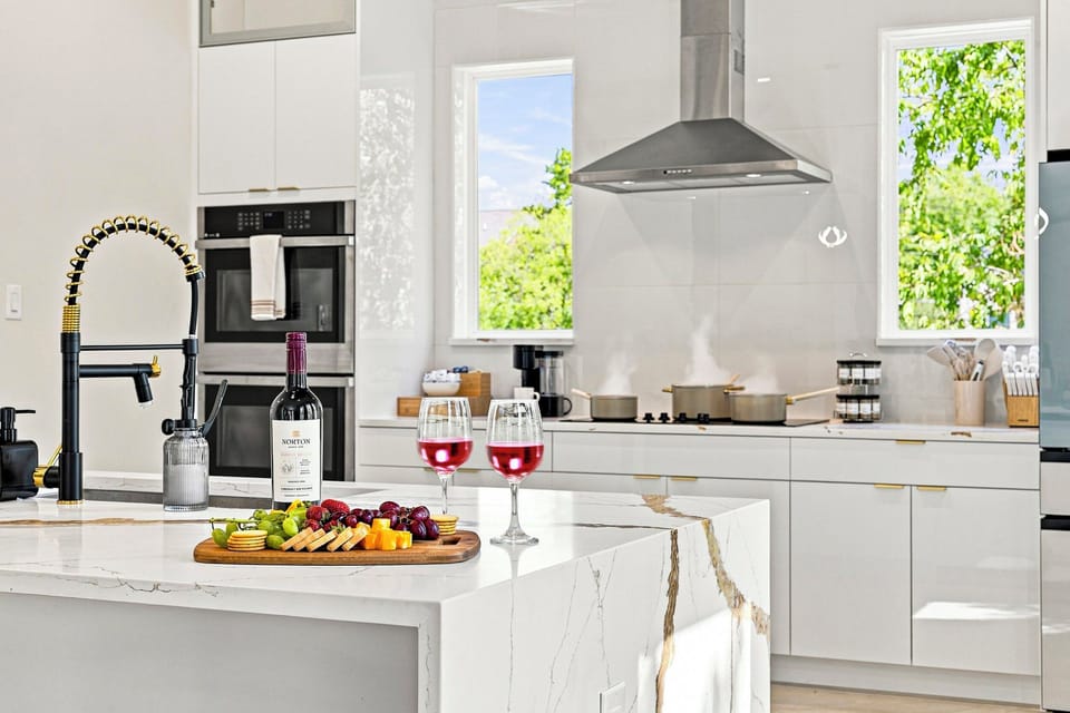 Whip up delicious meals in a bright, modern space with stunning views!
