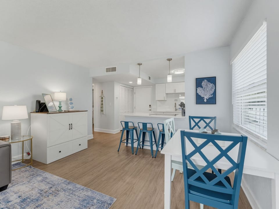 Open Living Area at El Mar Condos #113 - "Three Sisters"