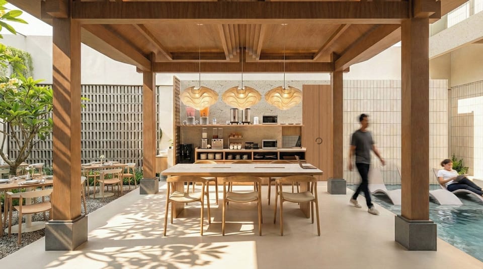 Outdoor dining