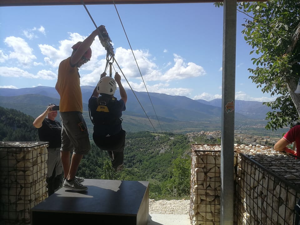 Ziplining