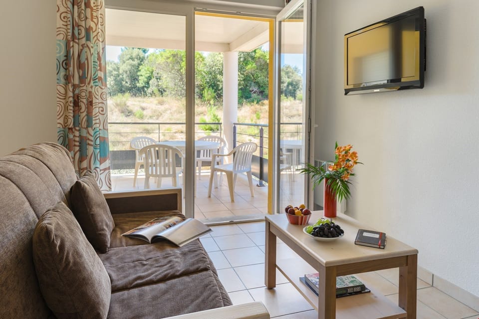 Enjoy spending time with friends and family on your private balcony.