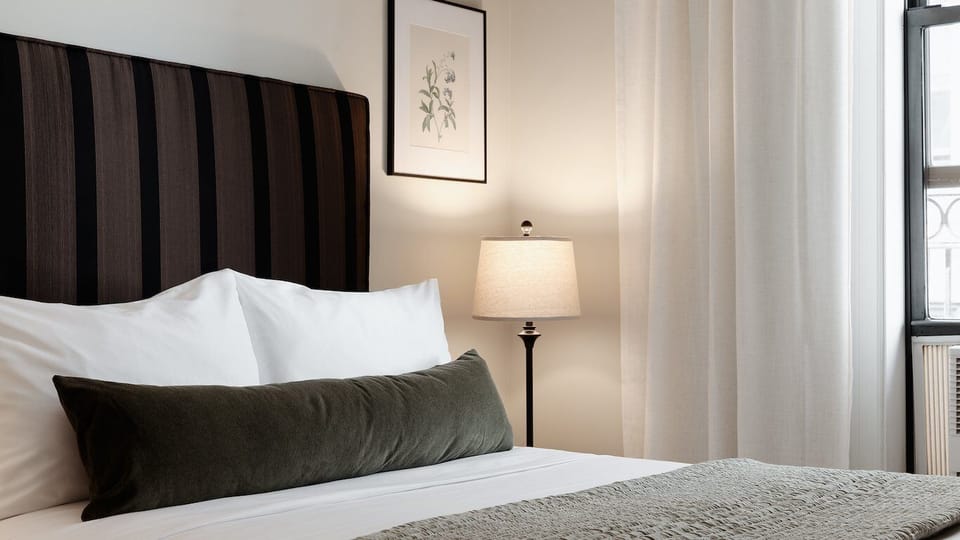 Bedroom. Interior and views may vary based on location and availability.