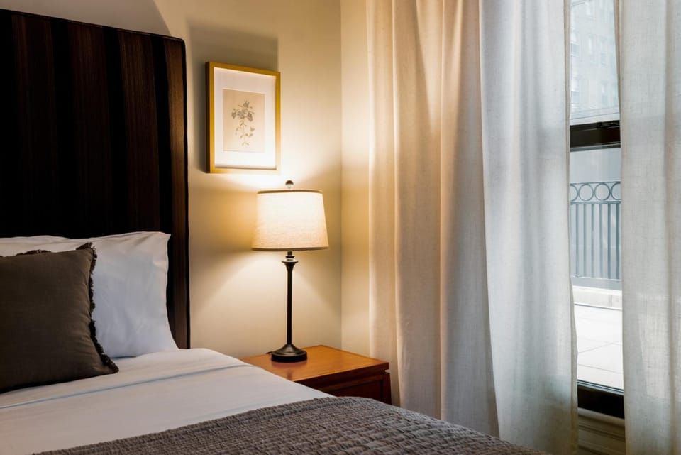 Bedroom. Interior and views may vary based on location and availability.