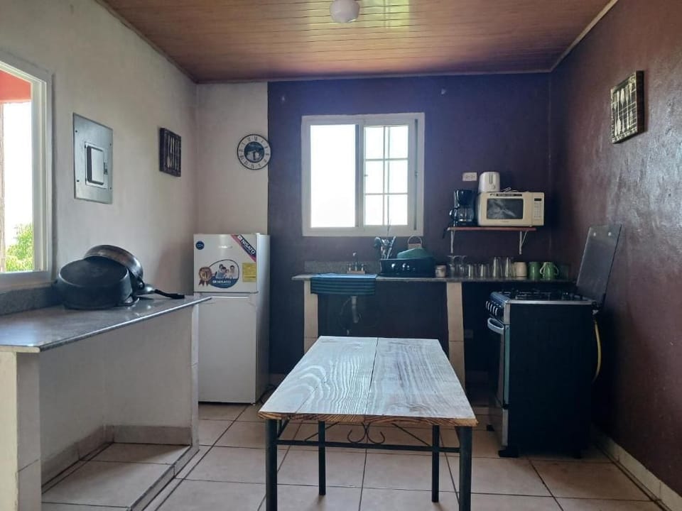 Family House, Pool View | Private kitchen | Coffee/tea maker, full-size fridge, microwave, oven