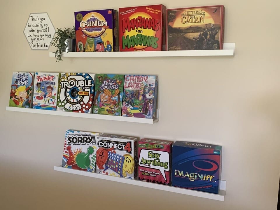 Lots of kids books and games