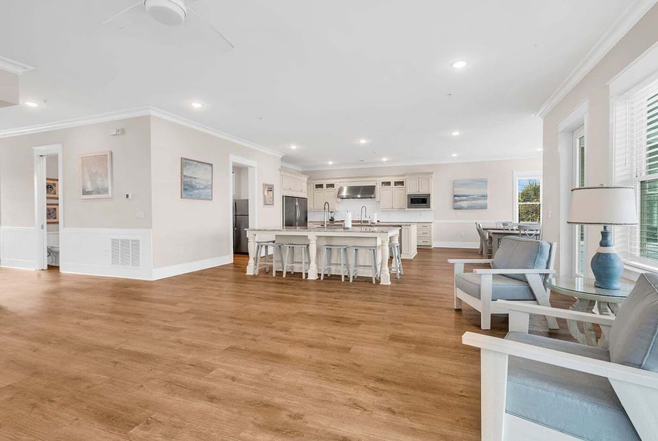 Open Living and Kitchen Space