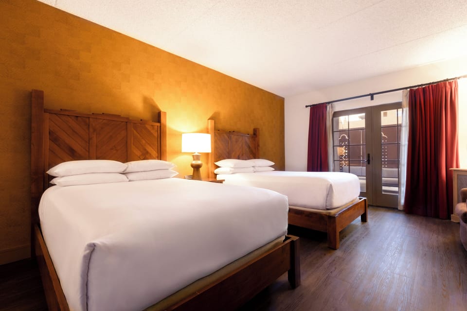 Deluxe Room, 2 Double Beds, Patio, Pool View (Pool Patio 2 Double Beds) | Premium bedding, pillowtop beds, in-room safe, desk