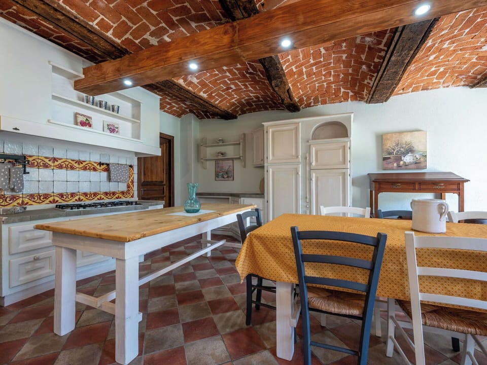 Furniture, Interior Design, Flooring, Wood, Kitchen, Ceiling, Floor, Countertop, Room, Chair