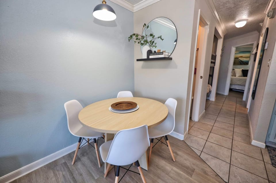 Make mealtime memories together at the dining table, seating 4​
