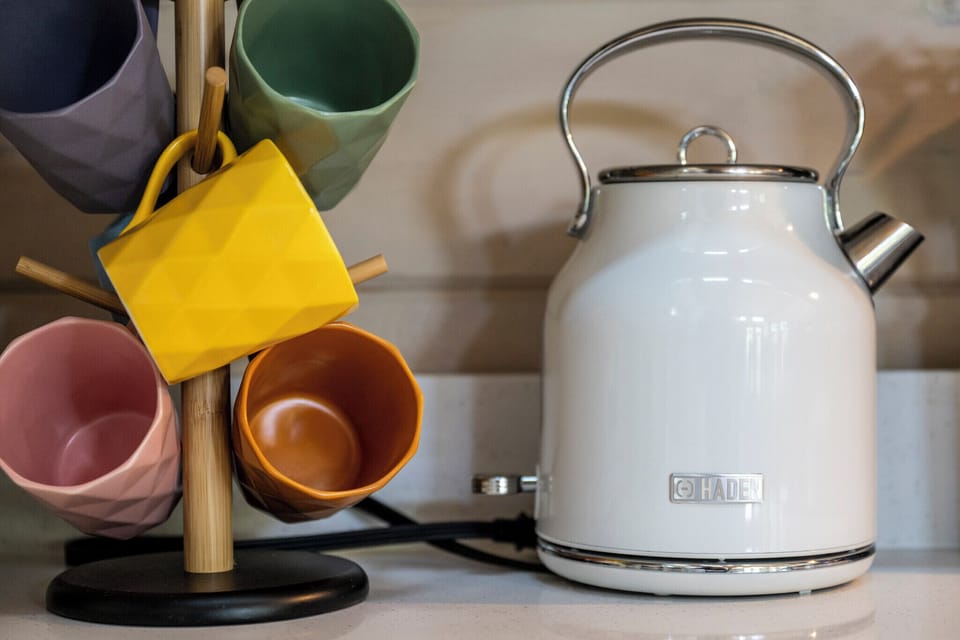 Brew a perfect cup in the cabin kitchen