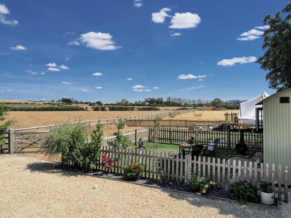 Enjoy far-reaching rural views