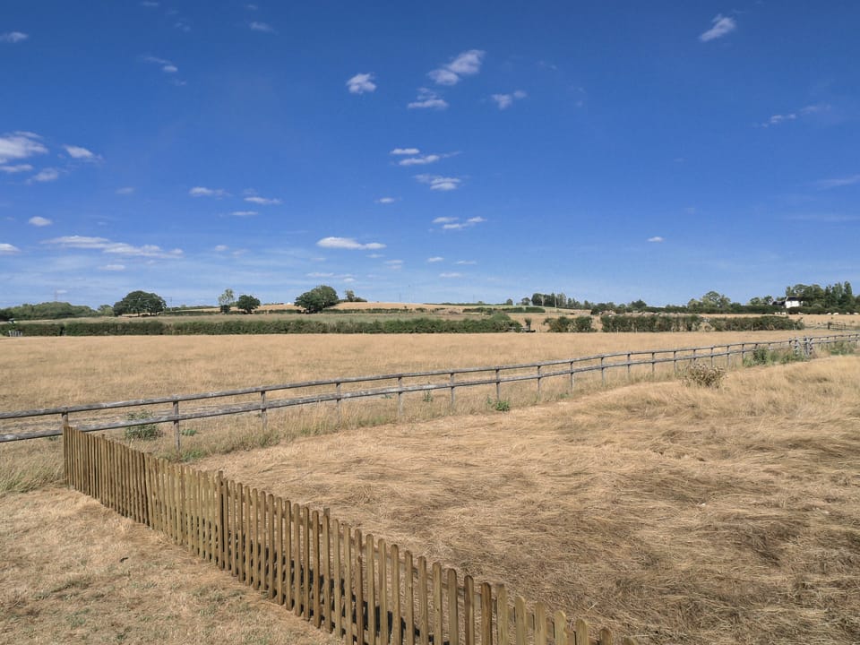 Miles of rural views (usually much greener!)