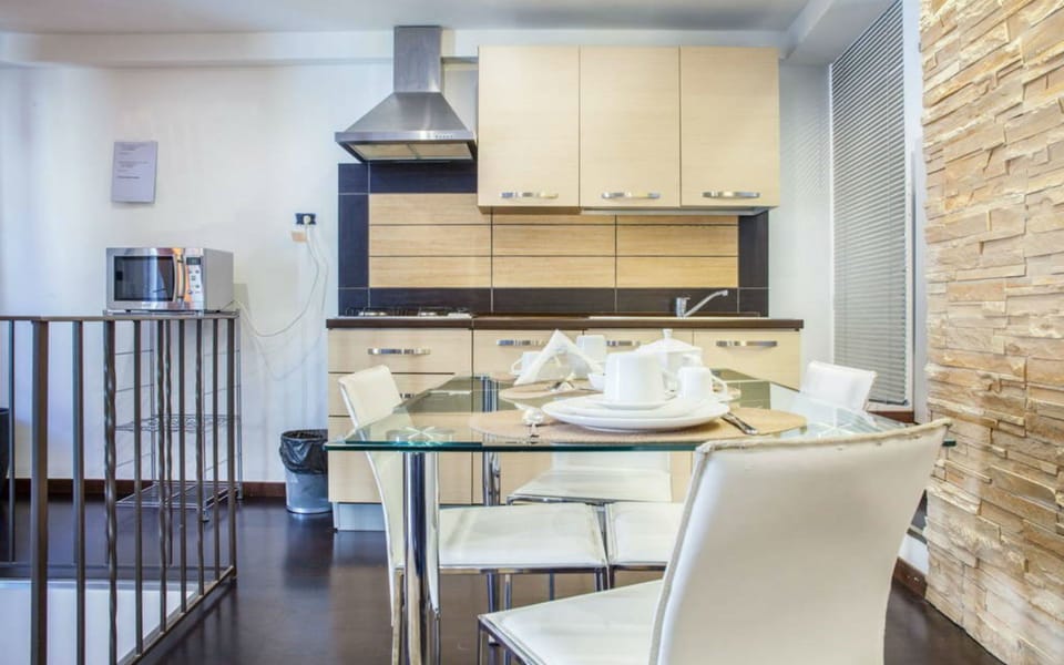 Apartment, 1 Bedroom, Kitchenette, Annex Building | Living room | Flat-screen TV