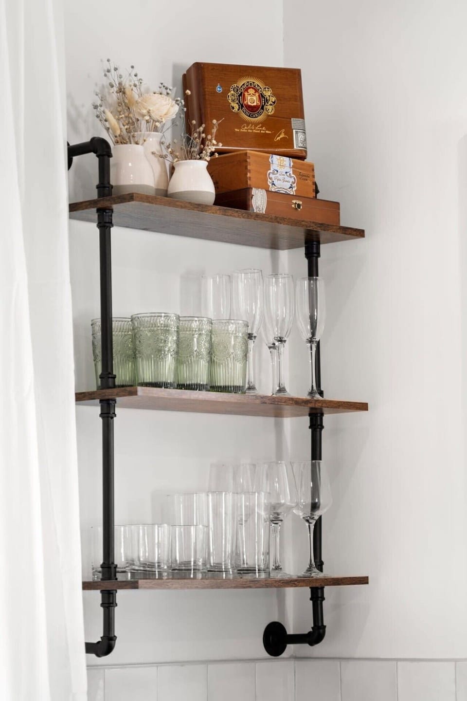 Charming touches and a polished, inviting space