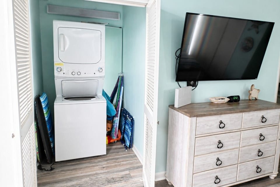 Washer and Dryer Inside Unit