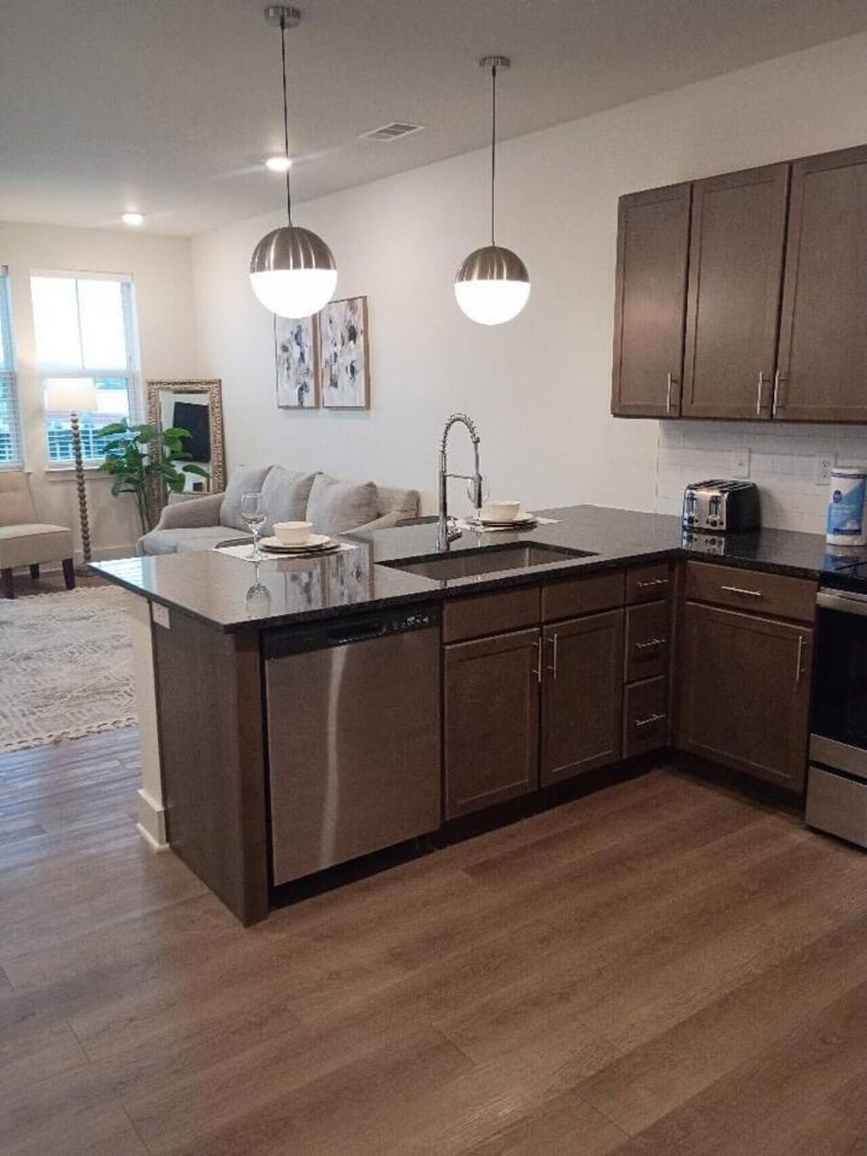 Your stay comes with a full kitchen, making meals at home simple and convenient.