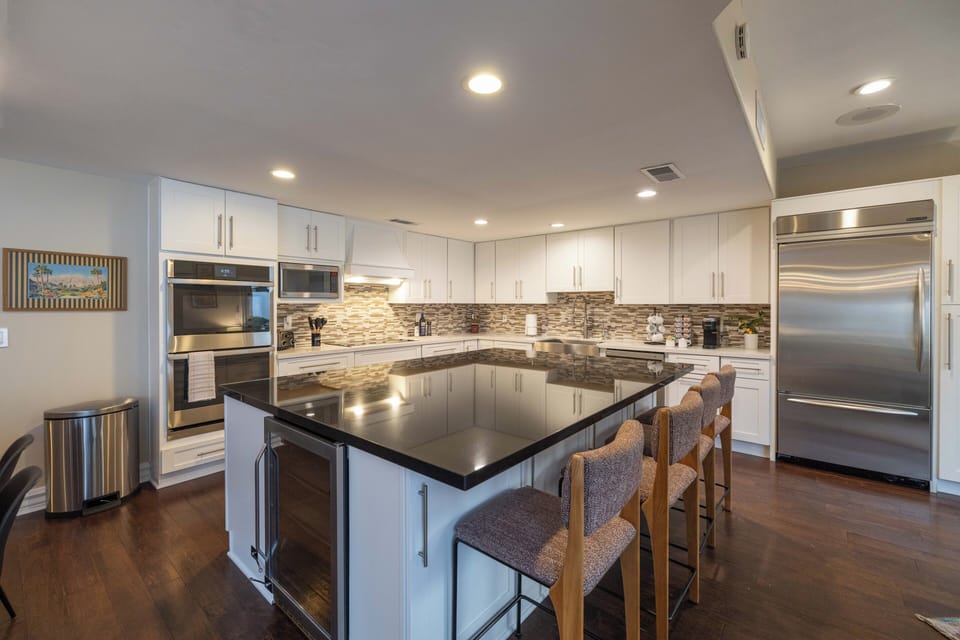 Kitchen island with seating
