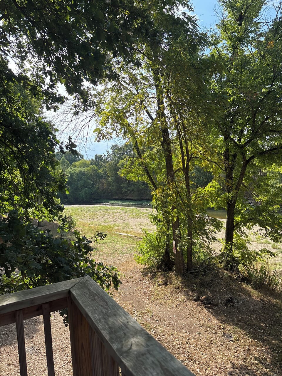 View from back deck.