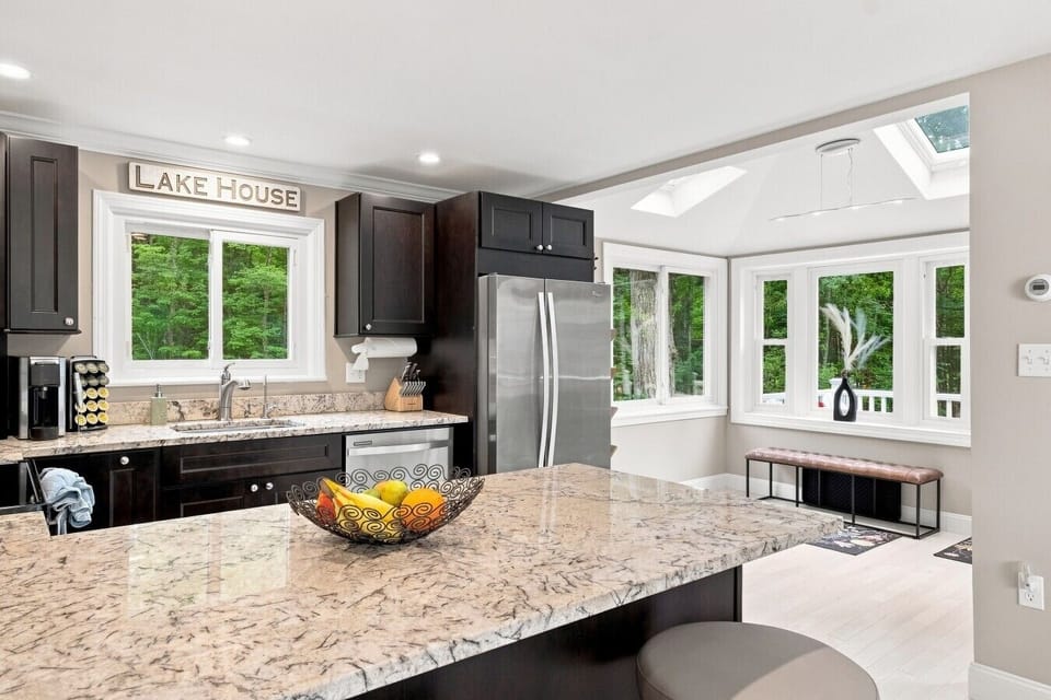 Spacious kitchen with plenty of room to cook