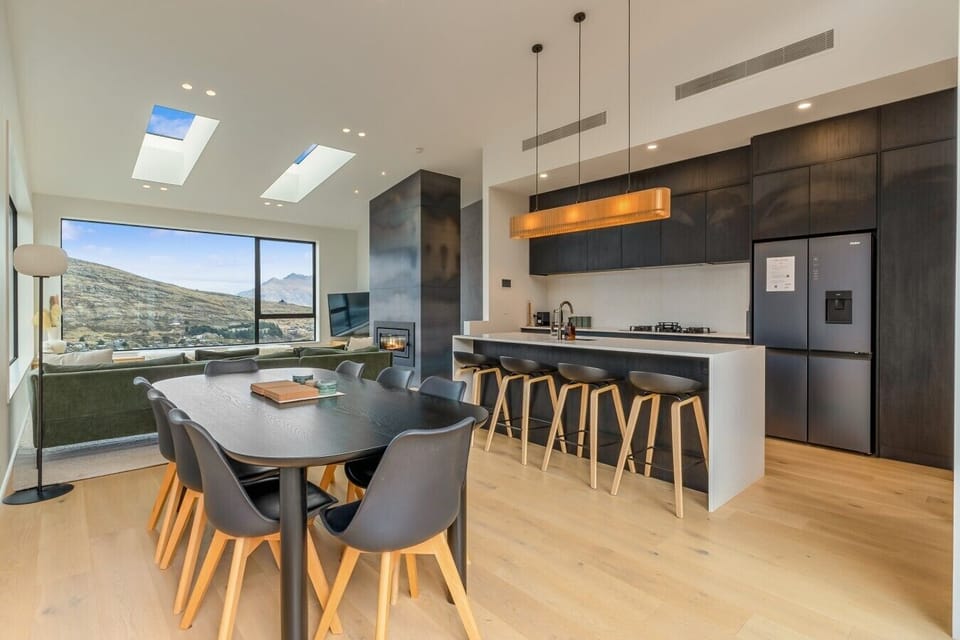 Dining and kitchen with plenty of entertaining space