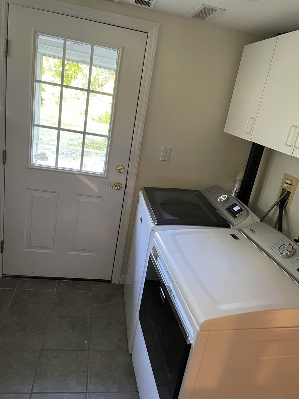Laundry room.