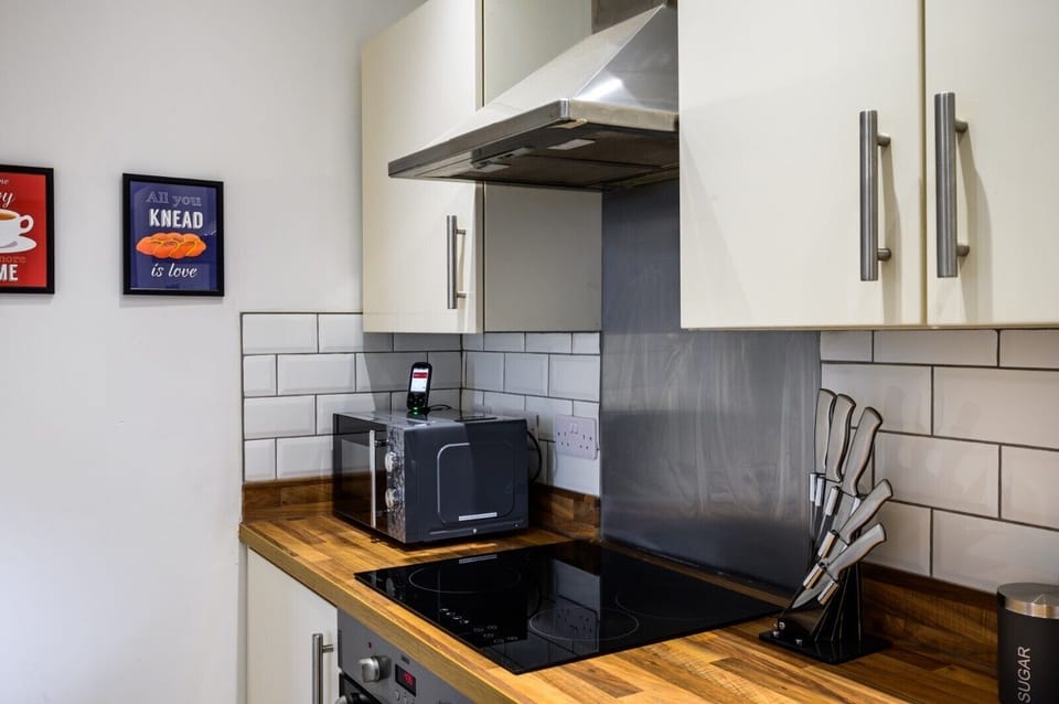 Comfort Apartment, 3 Twin Beds, Non Smoking | Private kitchen | Full-size fridge, oven, dishwasher, cookware/dishes/utensils