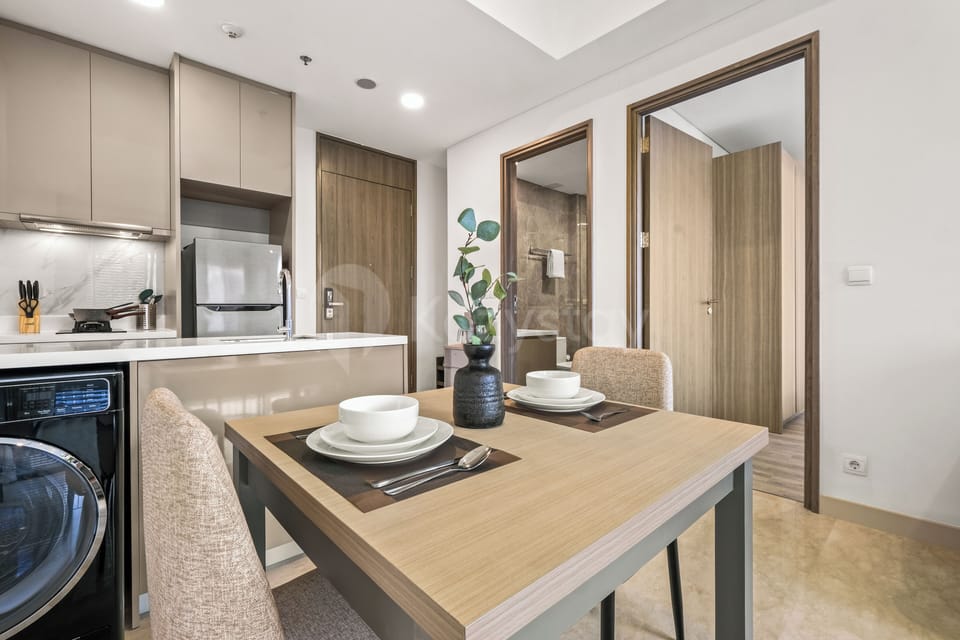 Apartment, 1 Bedroom, City View | Dining room