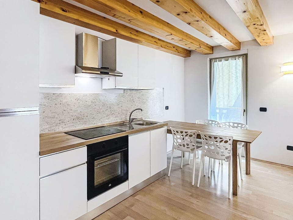 Interior Design, Flooring, Furniture, Wood, Floor, Ceiling, Wood Flooring, Countertop, Room, Lighting