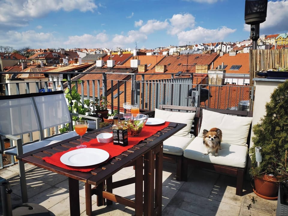 Apartment, 1 Bedroom, Balcony | Outdoor dining