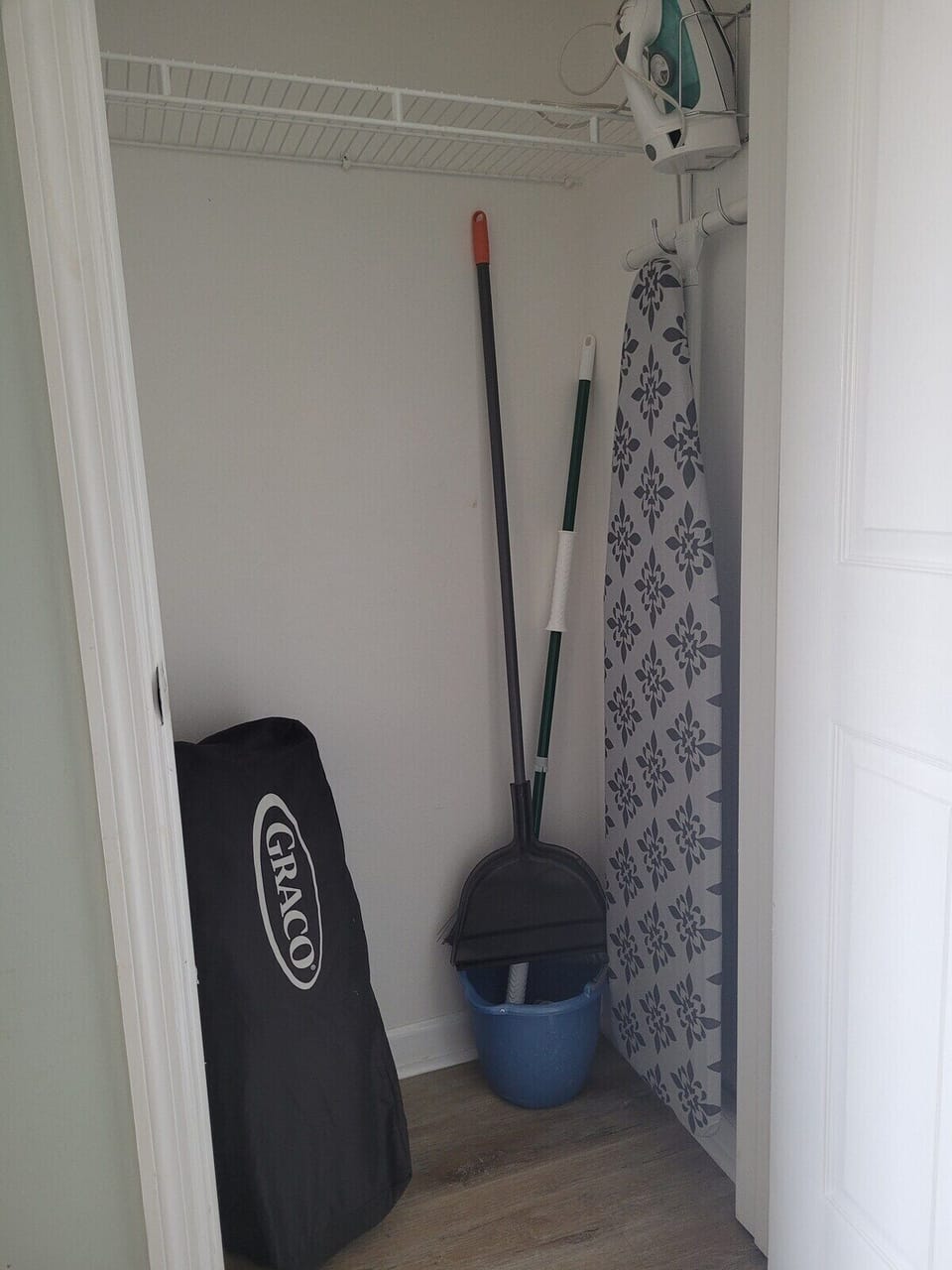 Pack & Play | Ironing board/Iron | Cleaning Supplies