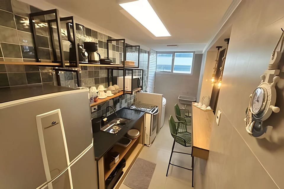 Deluxe Apartment, Balcony, Beach View | Private kitchen