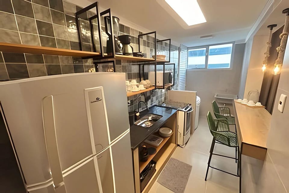 Deluxe Apartment, Balcony, Beach View | Private kitchen